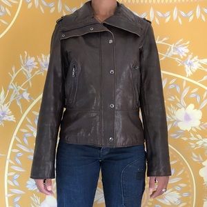 Buttery Marc Jacobs Brown Leather Jacket